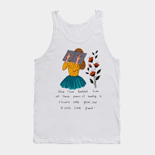 BOOKS SMELL GREAT RETRO ART Tank Top